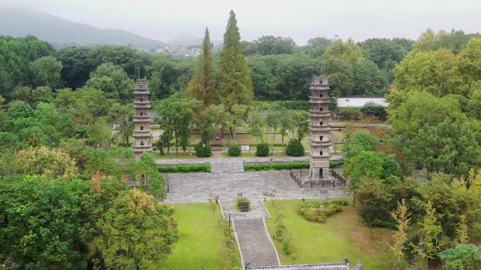 安徽宣城敬亭山广教寺双塔