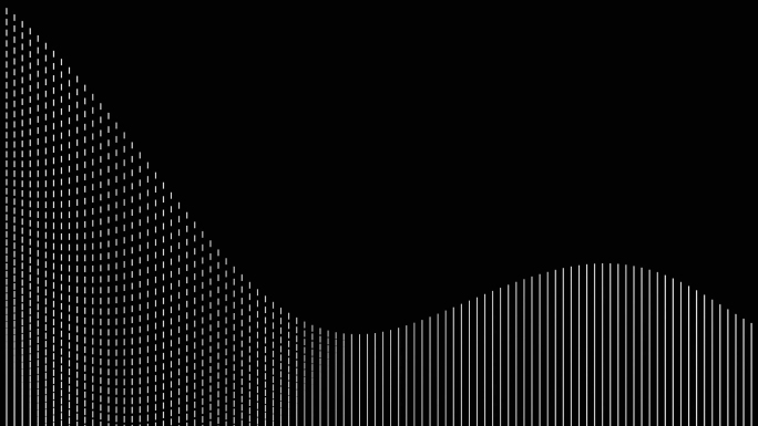 【4K时尚背景】黑白平面艺术曲线图形设计