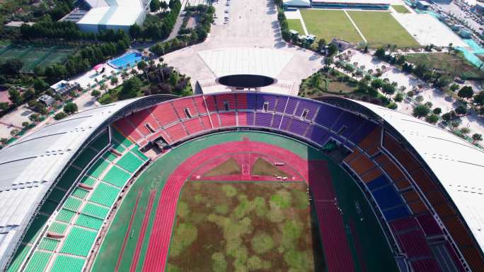 郑州体育中心4k 航拍