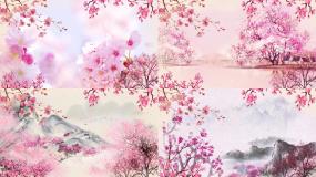 桃花笑视频素材下载 桃花笑ae模板下载 光厂 Vj师网