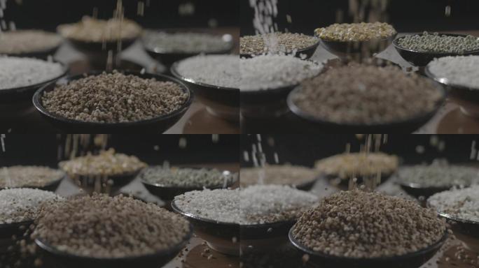 白酒酿造五谷下落高速实拍2K