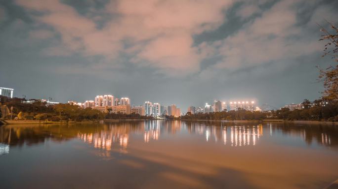 临桂中央公园夜景