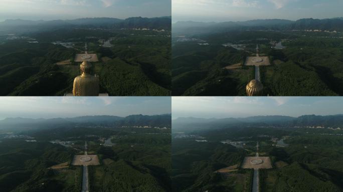 鲁山大佛佛泉寺航拍