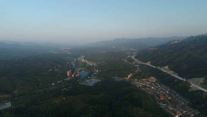 鲁山墨子故里平顶山航拍