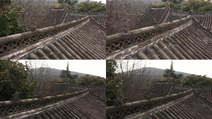 风穴寺香积寺古寺庭院