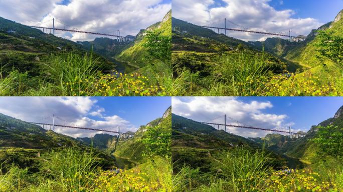 贵州高速清水河大桥8K延时摄影