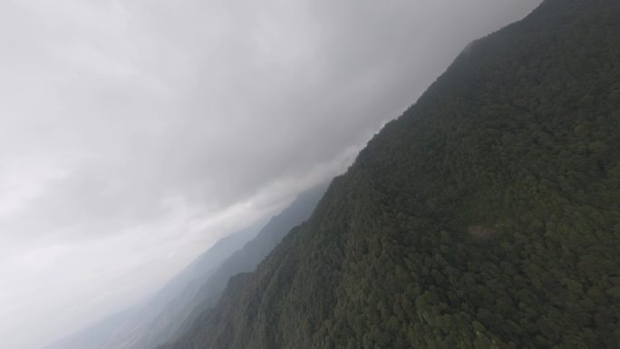 永州江永千家峒瀑布穿越机fpv无人机航拍