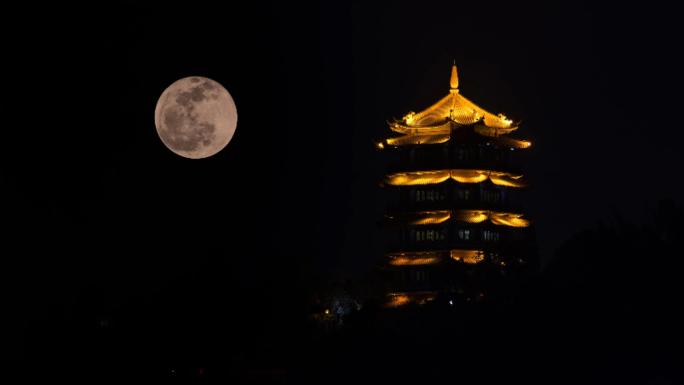 月亮塔楼月亮城市满月