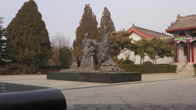 三苏纪念馆雕像