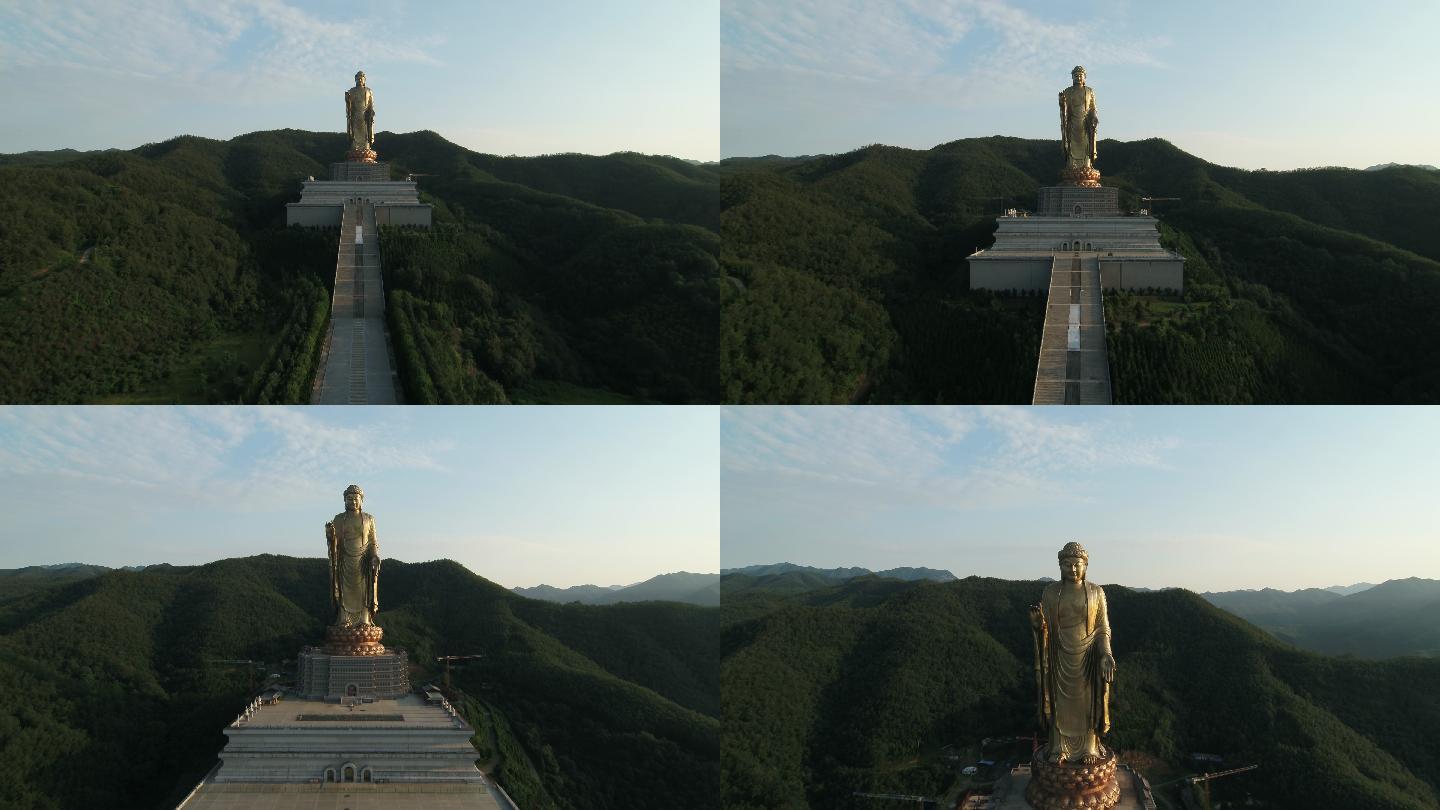 平頂山 魯山大佛 佛泉寺航拍空鏡