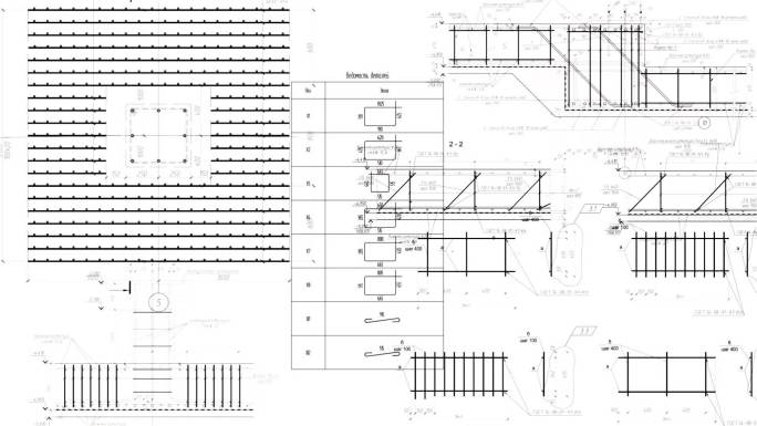 黑白建筑图