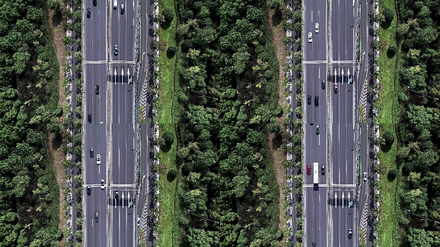 俯瞰城市内的道路 3840x2160 高清视频素材下载 编号 实拍视频 Vj师网www Vjshi Com