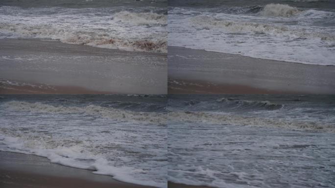 台风天海浪-慢镜头