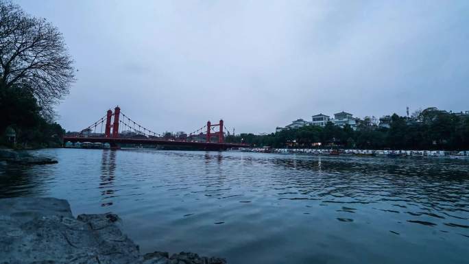 桂林红桥昼夜