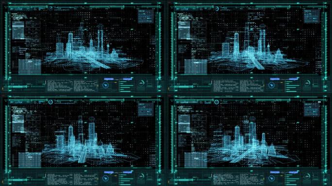 全息智慧城市AE模板