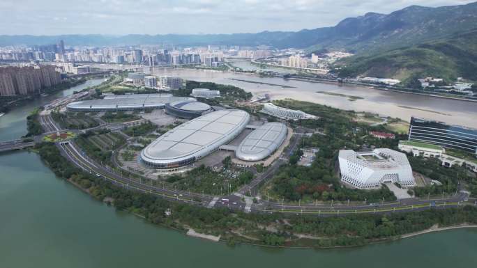 福州地标海峡国际会展闽江喜来登