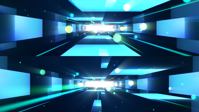 小球在方形空间穿梭加速进入