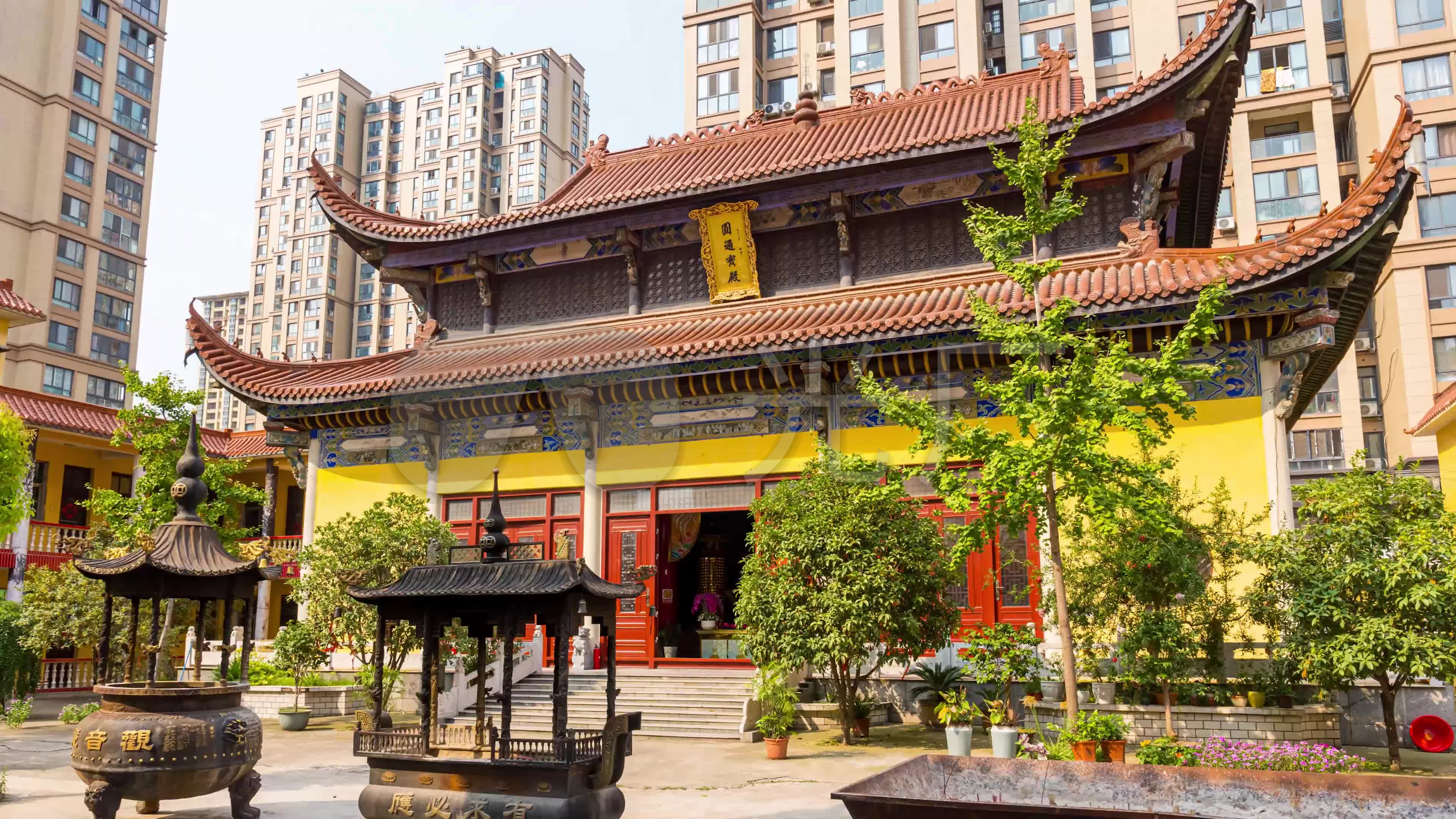 4k延时—阜阳观音庵_3840x2160_高清视频素材下载(编号:6586487)