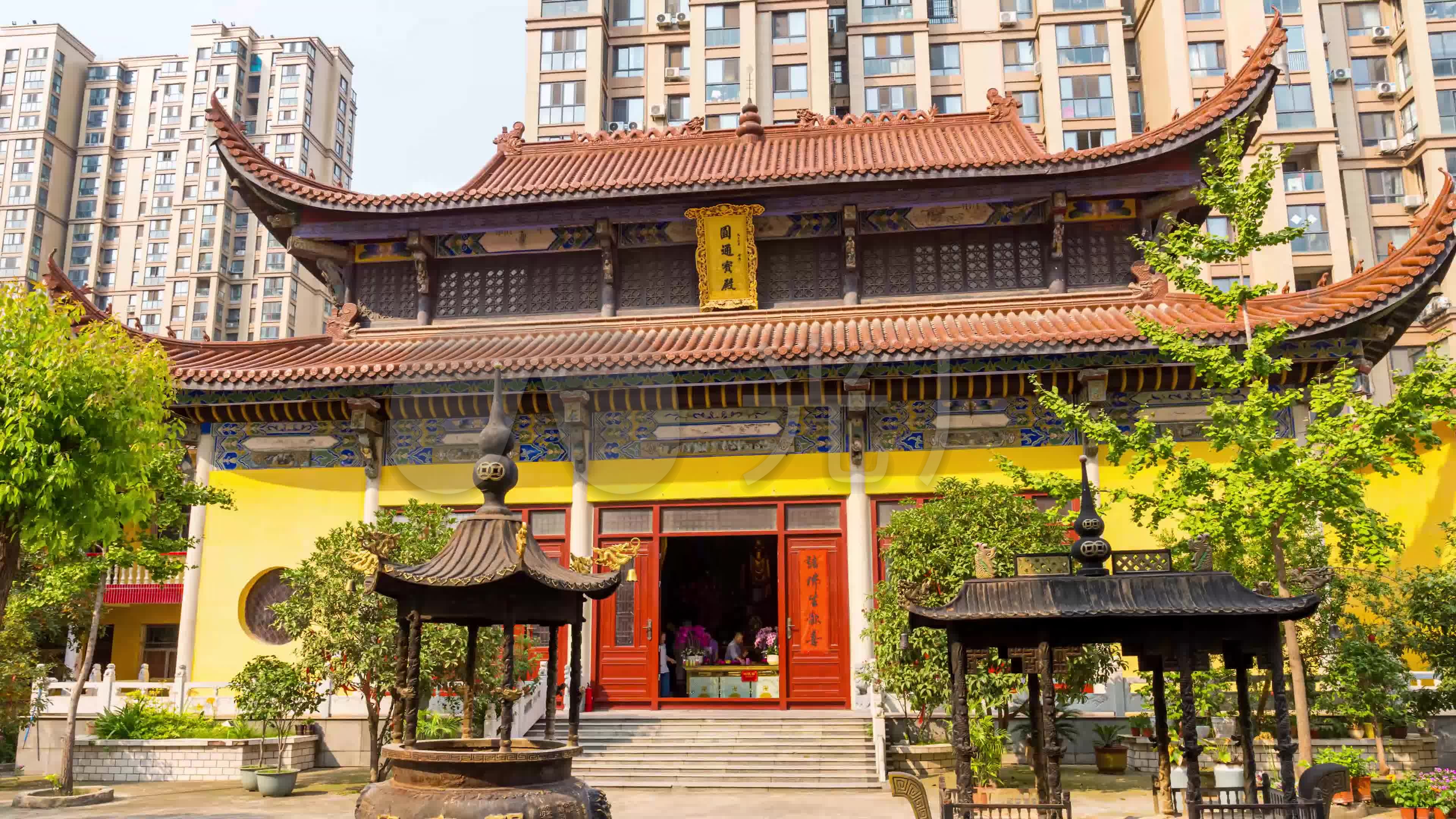 4k延时—阜阳观音庵_3840x2160_高清视频素材下载(编号:6586487)