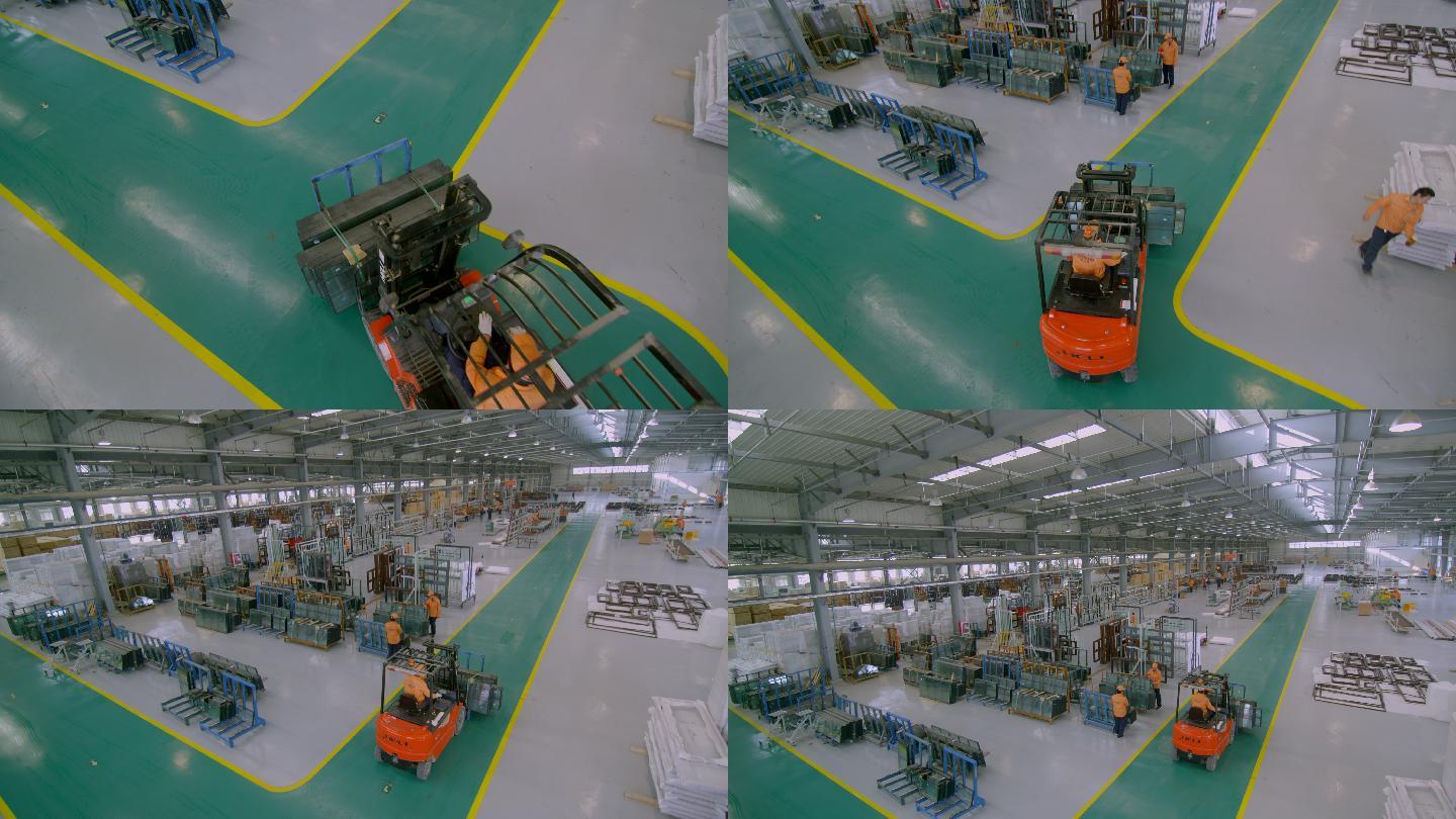 家具生产木材车间自动化机械工厂生产建材