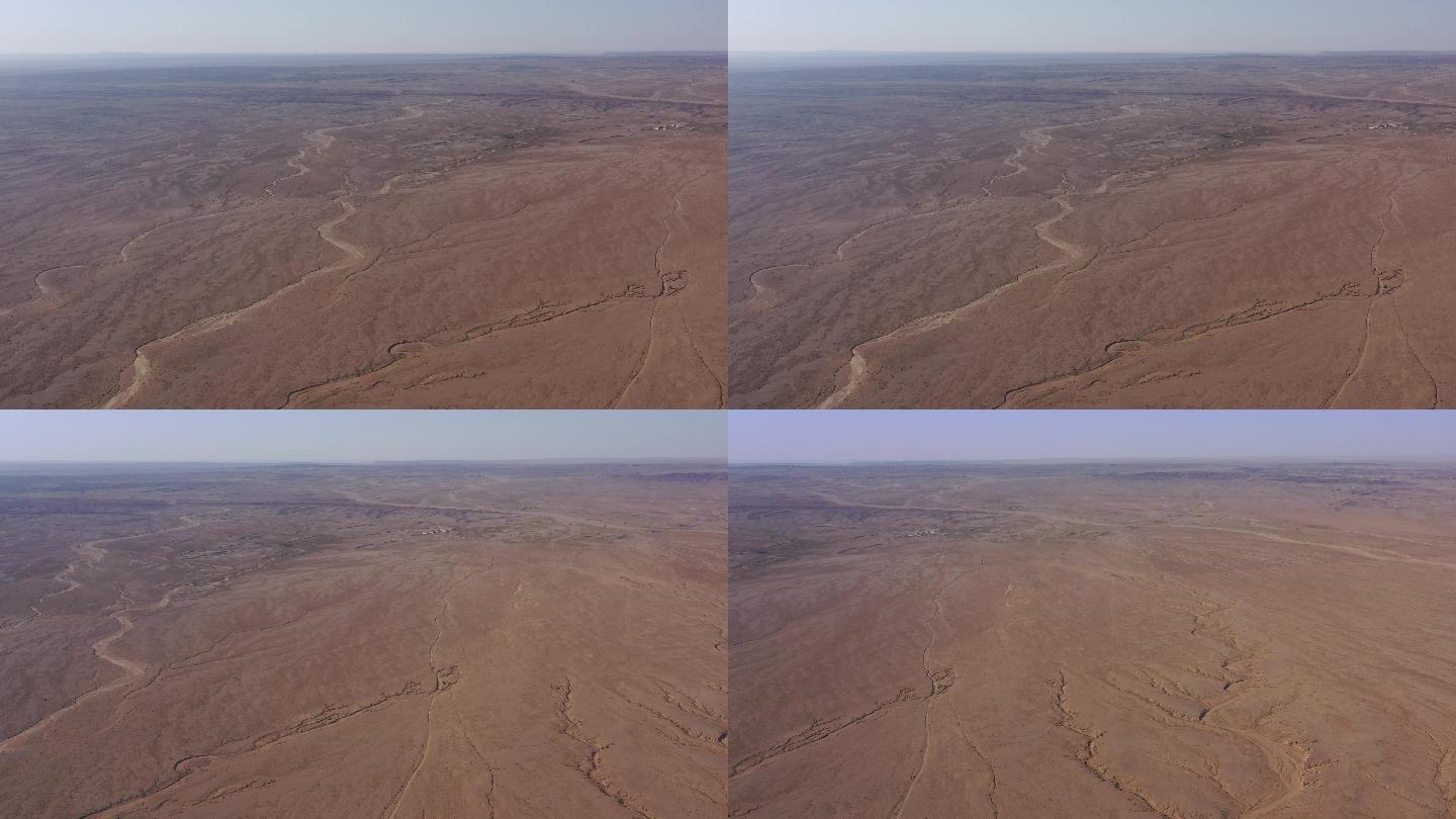 戈壁实拍视频防沙治沙 环境治理抗旱