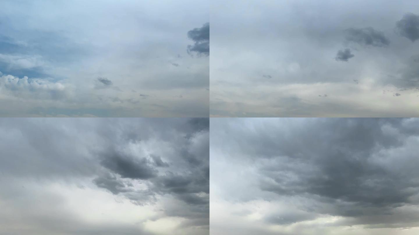【HD天空】晴转阴天逐渐阴天阴云聚集雨天