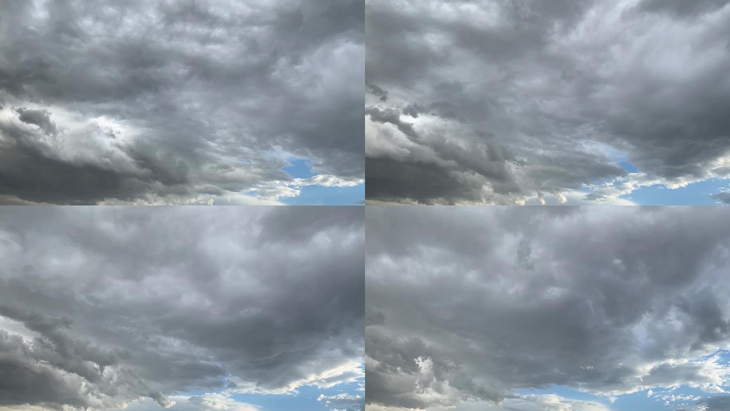 【HD天空】重云如盖大片阴云密布超缓云动
