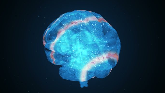 异常的大脑活动和过度劳累引起的头痛