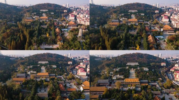 4K-航拍延时青岛湛山寺