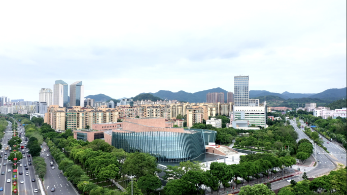 【4K】中山城市大景空镜