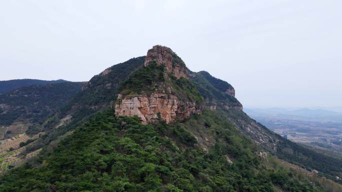 大山、悬崖、山区、沂蒙山区