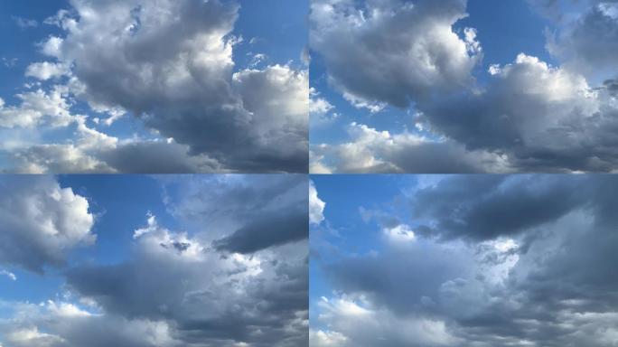 【HD天空】纯净蓝天白云清透蓝色多云厚云