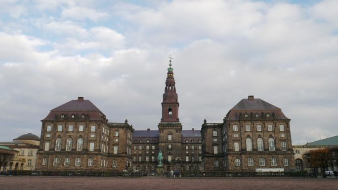 哥本哈根克里斯蒂安堡宫和丹麦议会大厦