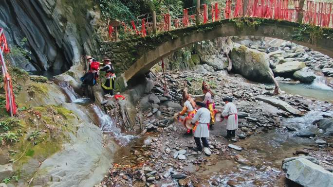 四川绵阳北川大禹治水祭祀