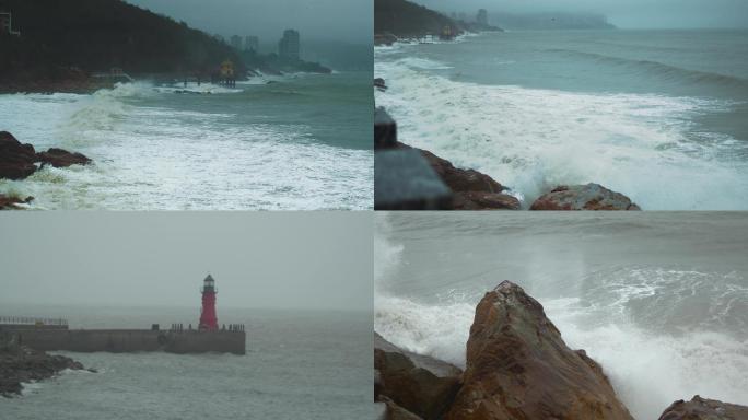 南澳  海边  台风  海浪