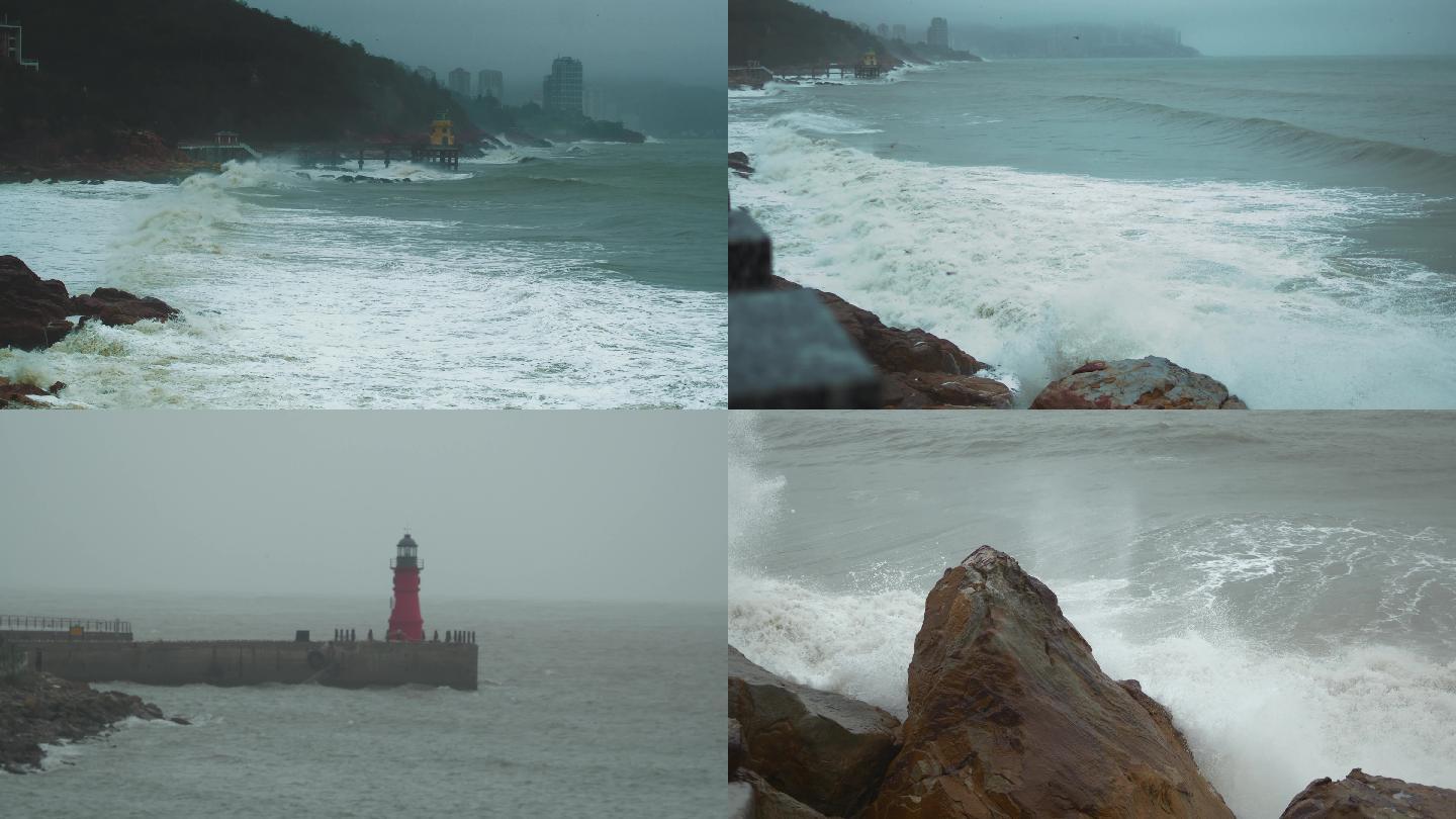 南澳  海边  台风  海浪