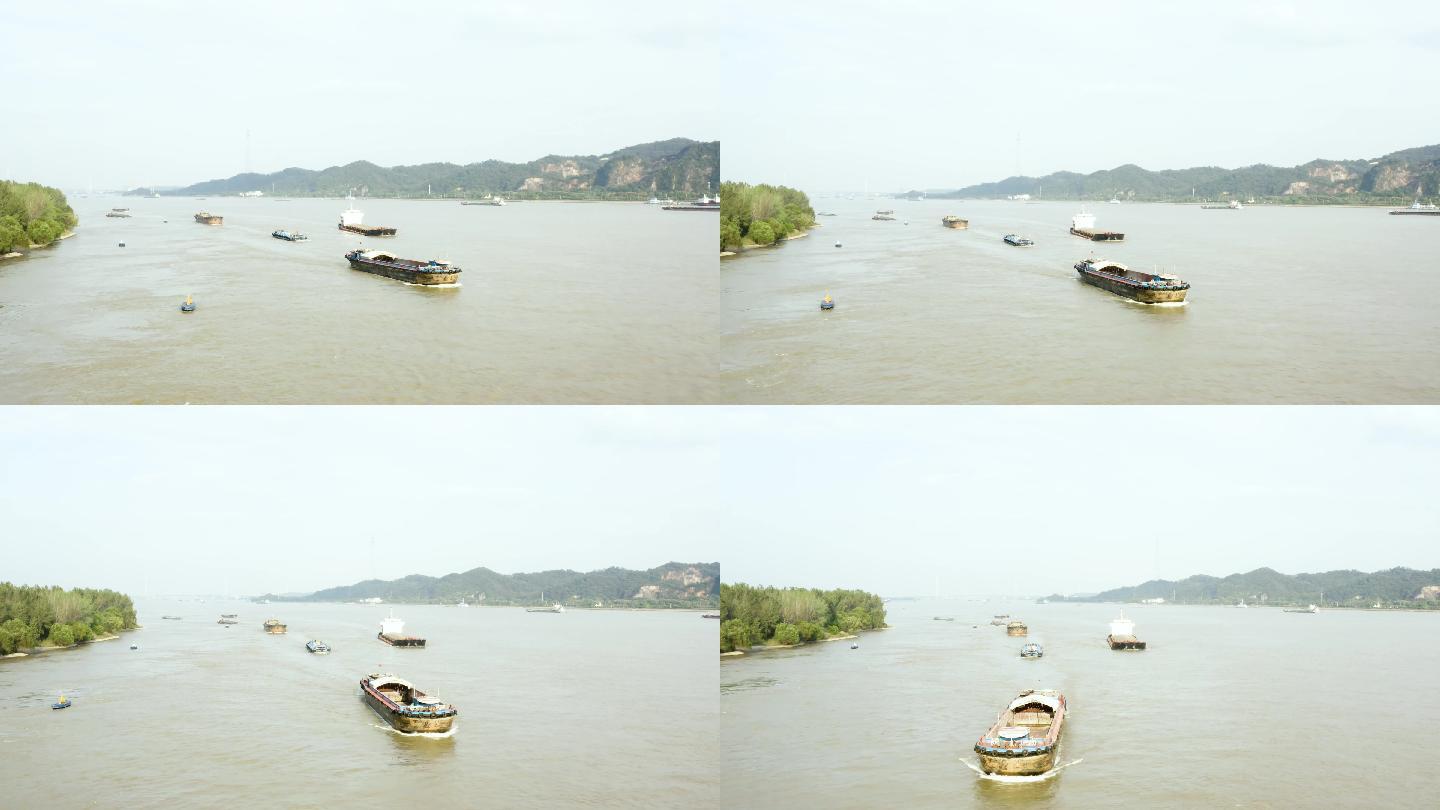 长江上的游船