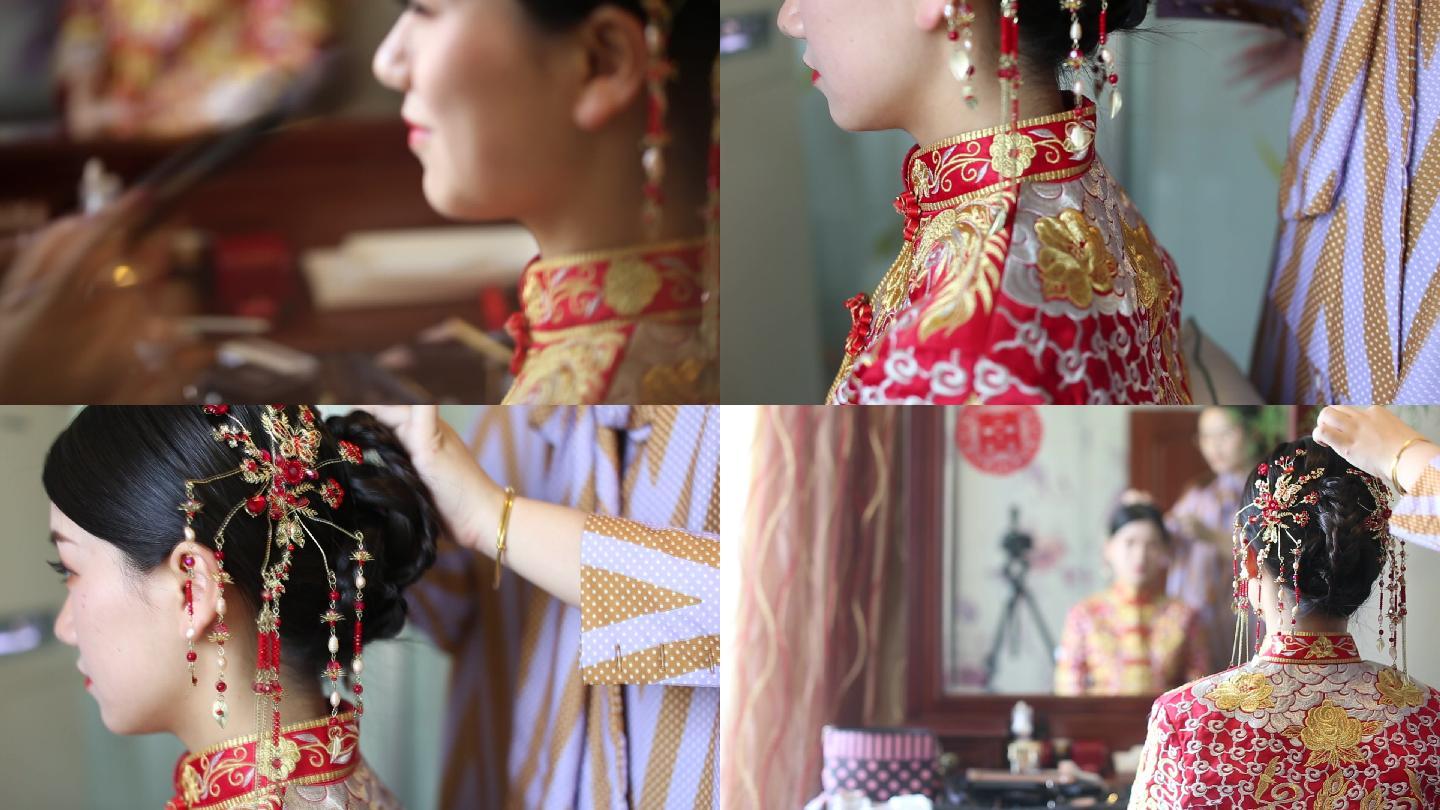 中式新娘子化妆