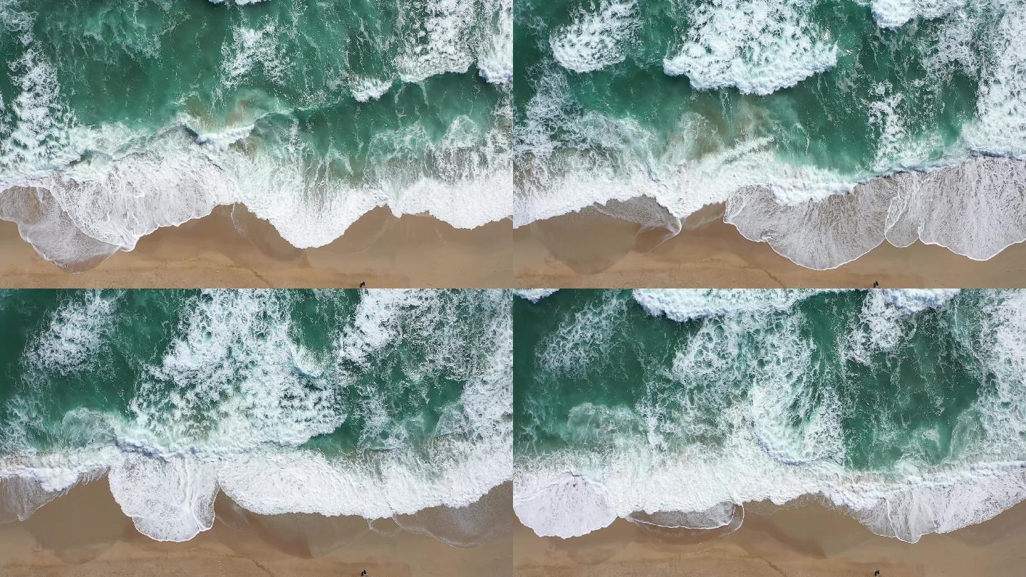 高清大海沙滩海浪视频素材
