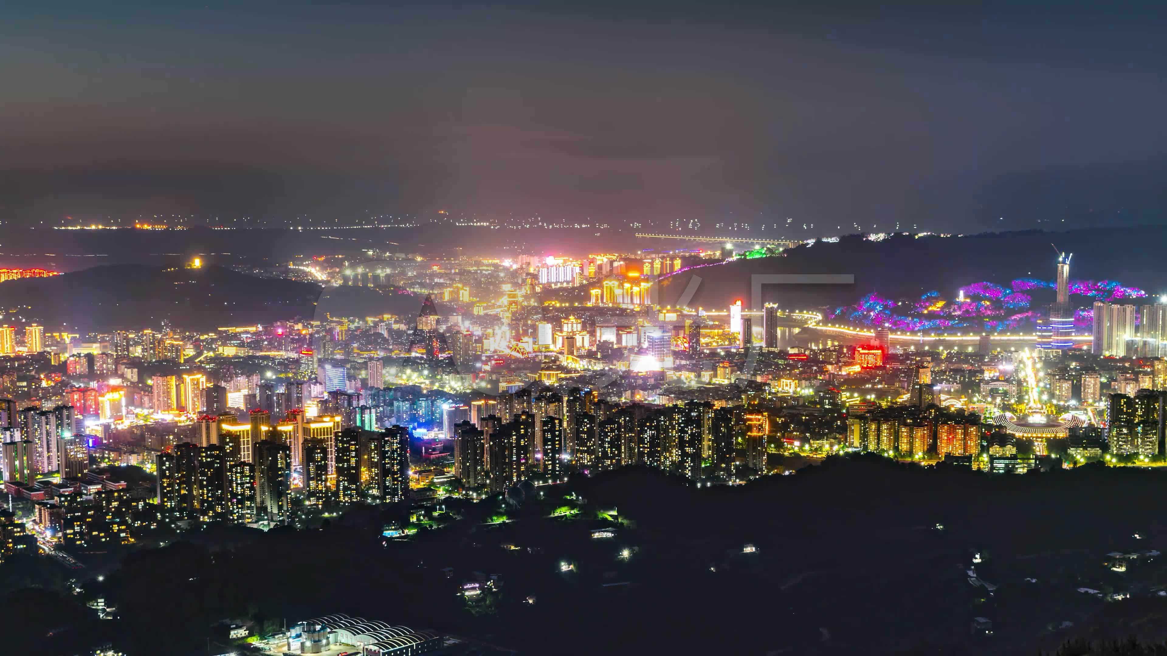 汉中夜景图片素材-编号10218089-图行天下