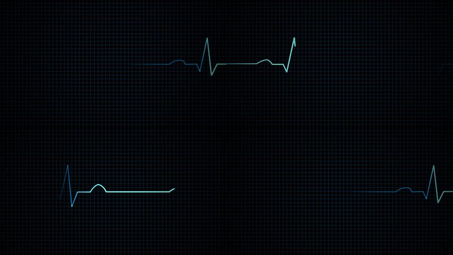 护士节 医疗信息 科技电子 素材视频 科技波动 心脏跳动舞台背景 死亡