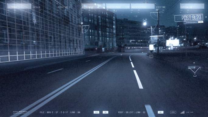 城市跟踪系统科技技术自动驾驶
