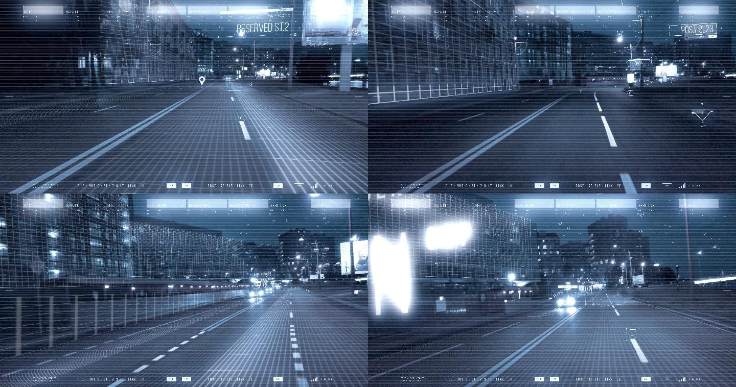 城市跟踪系统科技技术自动驾驶