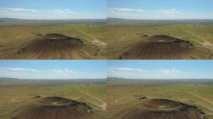 内蒙古乌兰达15号火山直飞航拍