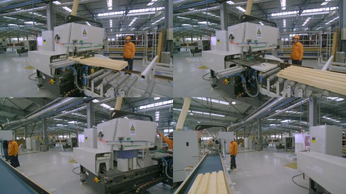 家具生产木材车间自动化机械工厂生产建材