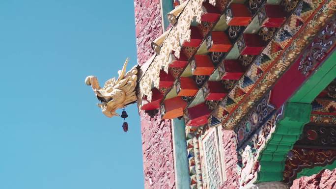 藏地建筑风格建筑藏地寺庙