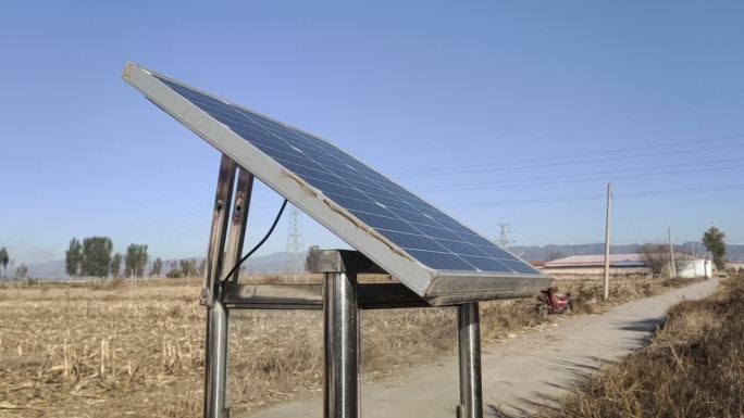 太阳能 新能源 阳光 农村 光能路灯