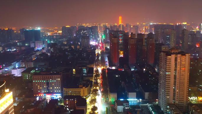 郑州-航拍-夜景
