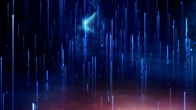 【4K】星空流星雨飞升-动态背景06
