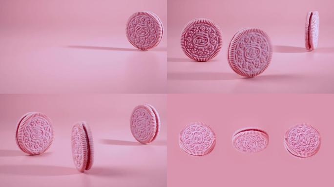 奥利奥饼干粉色创意视频